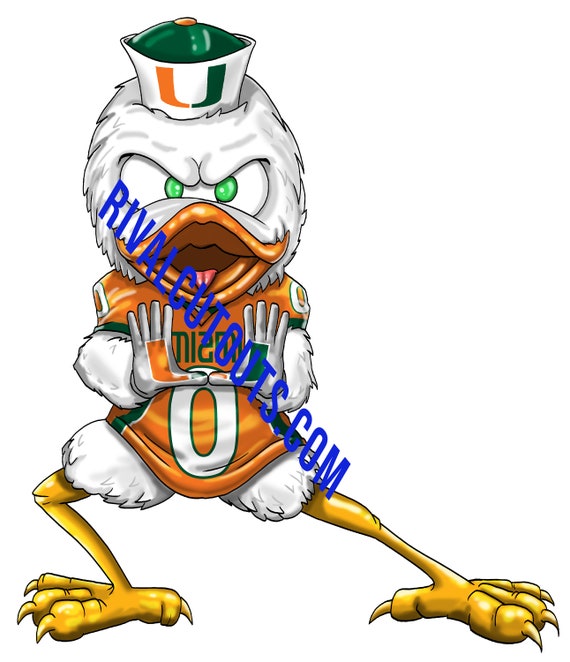 The official facebook page of the 2017 and 2019 nal and arenabowl xxiv champions jacksonville sharks Miami Hurricanes Mascot : Miami Hurricanes Decal 6 Etsy