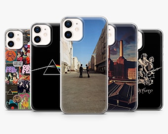 Custodia per telefono rosa con motivo musicale dei Floyd Band per iPhone 18 Pro, 17, 16, 15, 14, 13, Samsung S26, S25, S24, S23Fe, A16, A56, A36, Pixel 11Pro, 10,9