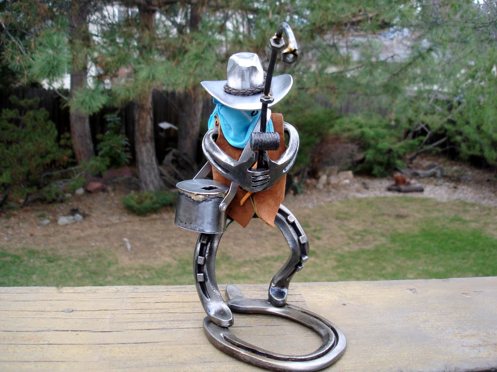 Horseshoe Cowboy Fisherman Etsy