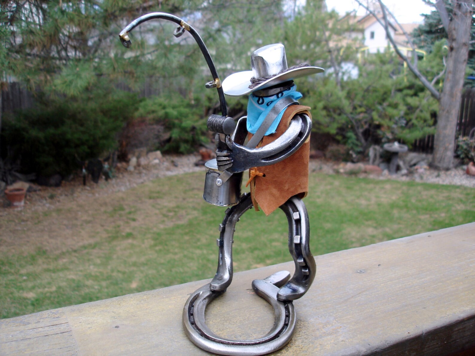 Horseshoe Cowboy Fisherman Etsy