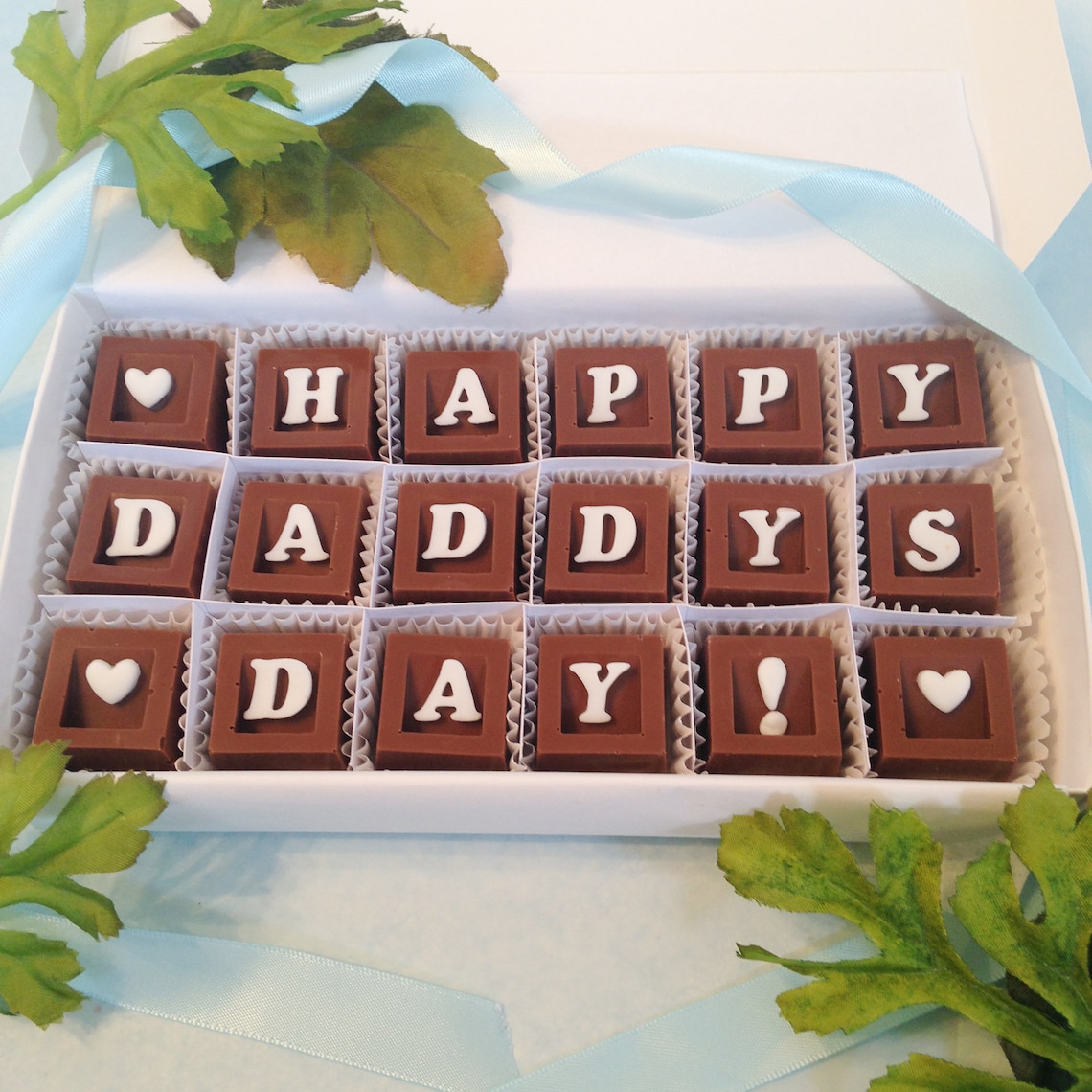 Happy Fathers Day Chocolates Gift for Daddy Chocolate Gift Etsy