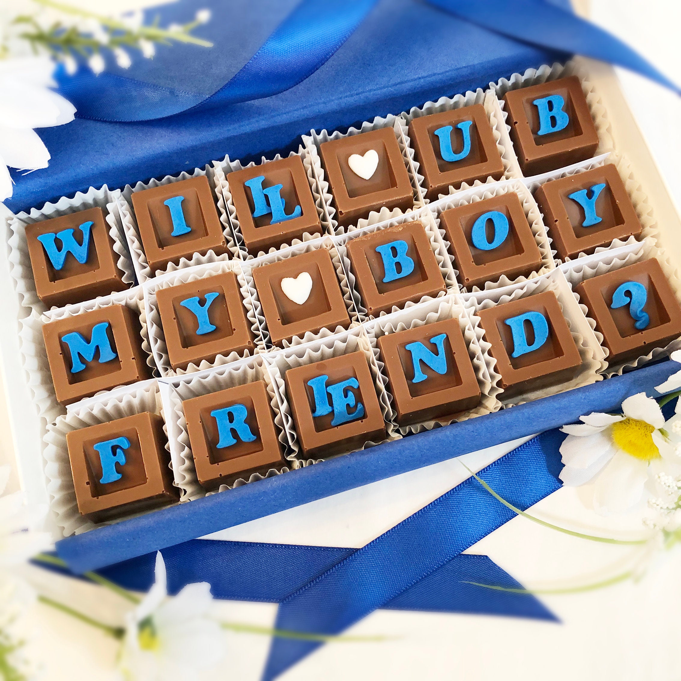 Will You Be My Boyfriend Chocolates Boyfriend Gift Etsy