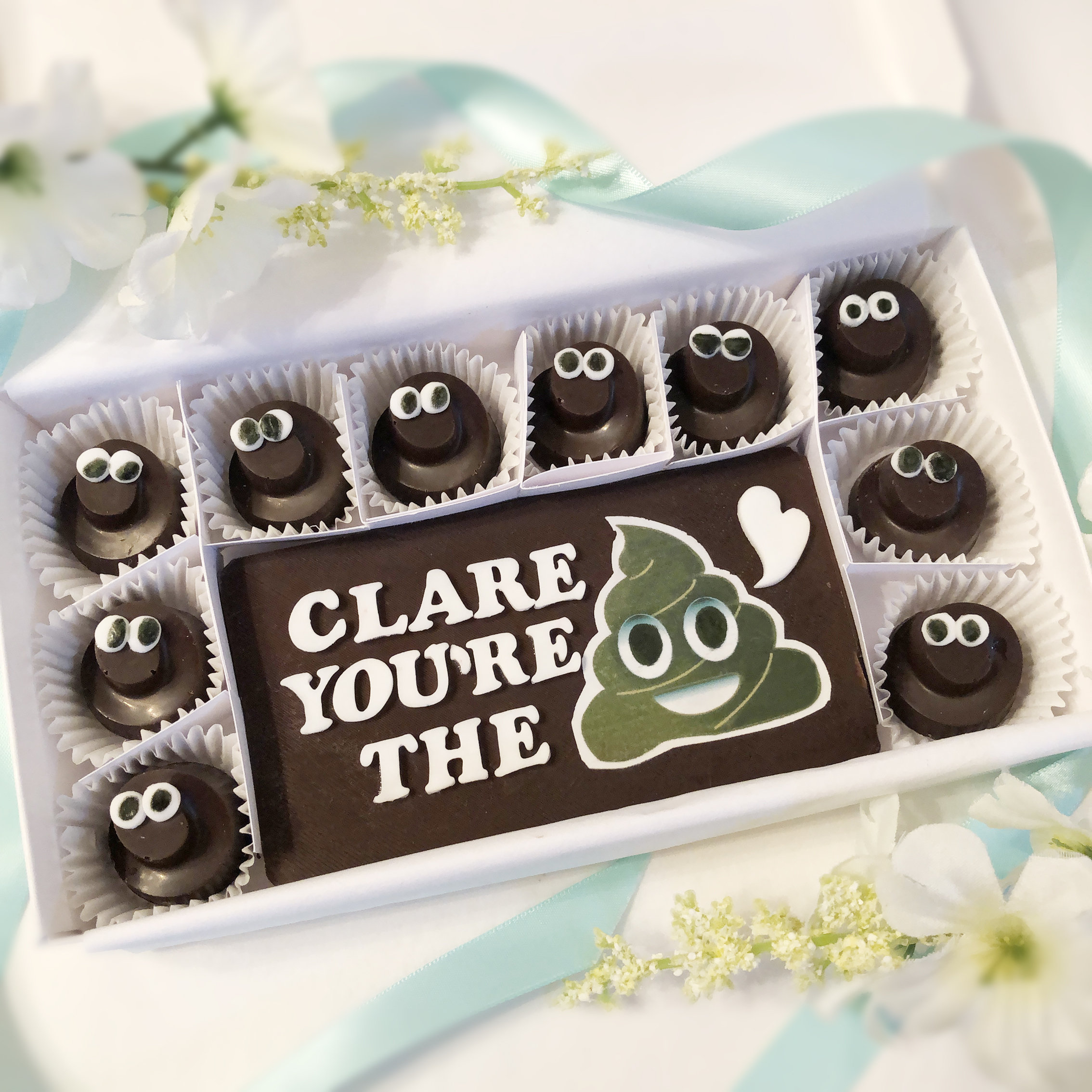 Playful Poop Emoji Chocolates