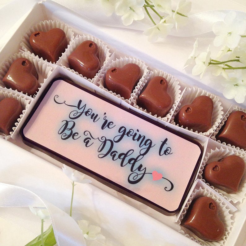 You're Going To Be A Daddy Chocolates We Are Expecting New Daddy Message Surprise Pregnancy Reveal We Are Pregnant Daddy To Be image 4