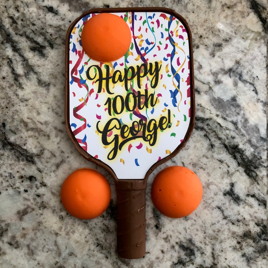 Chocolate Birthday Pickleball Paddle Chocolate Pickleball Etsy Canada