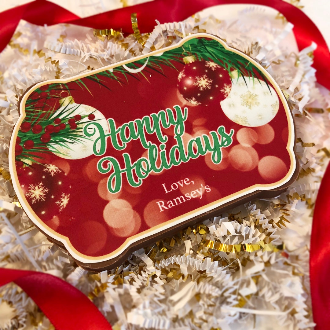 Chocolate Christmas Card 