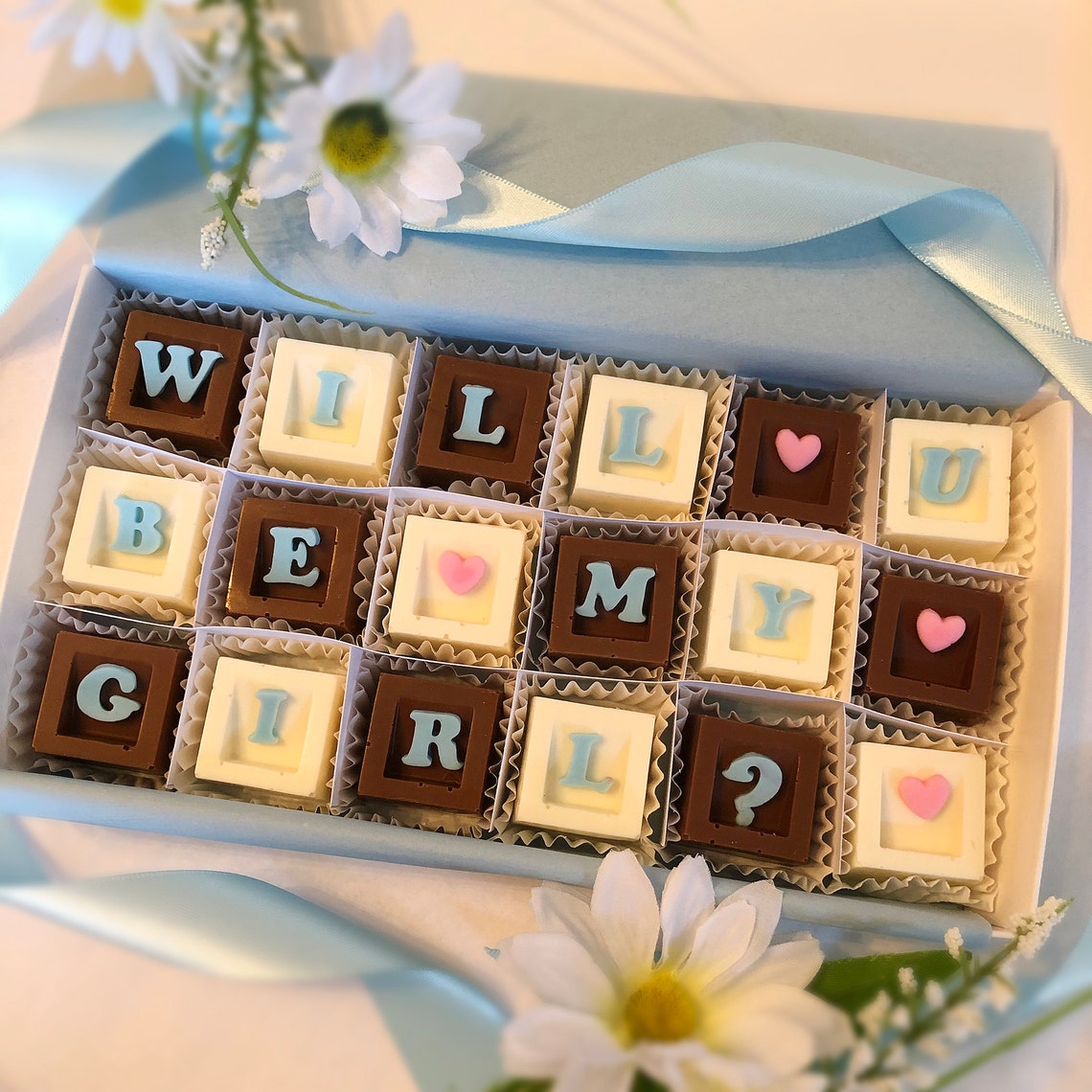 Will You Be My Girlfriend Chocolates Chocolate Girlfriend Etsy
