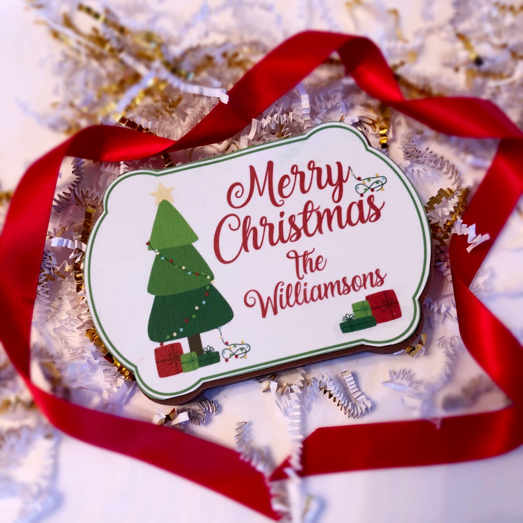 Chocolate Christmas Card 