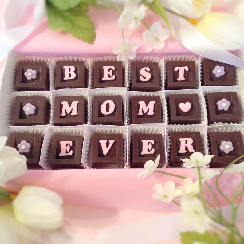 Best Mom Ever Chocolates Mother's Day Chocolates Etsy