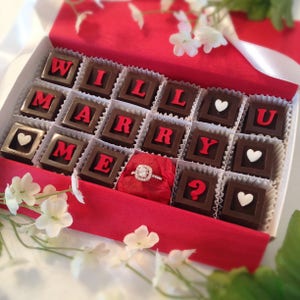 Will You Marry Me Chocolate Proposal with Ring Chocolate Marriage Proposal Unique Marriage Proposal Marry Me Chocolate Box image 10