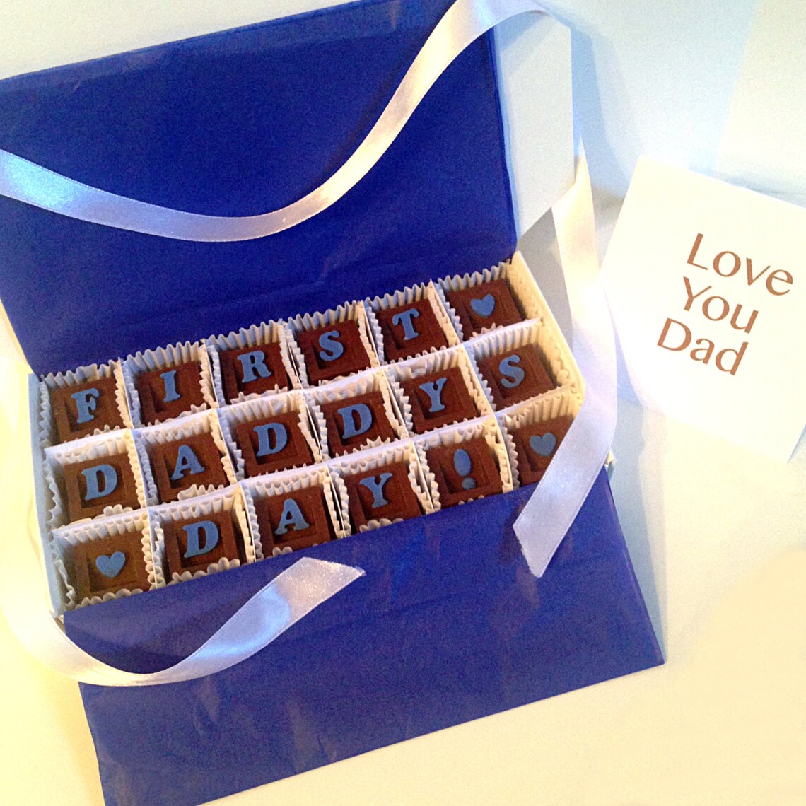 Happy Fathers Day Chocolates Gift for Daddy Chocolate Gift Etsy