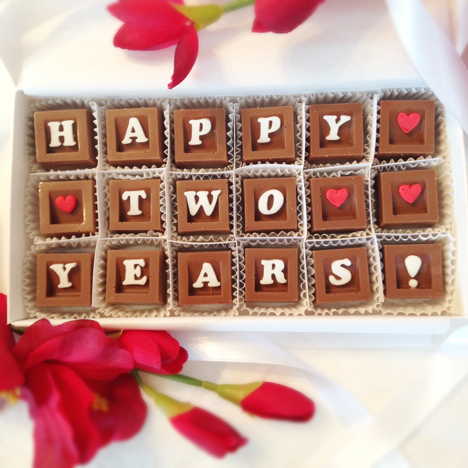 Custom Anniversary Chocolates Personalized Anniversary Gift | Etsy