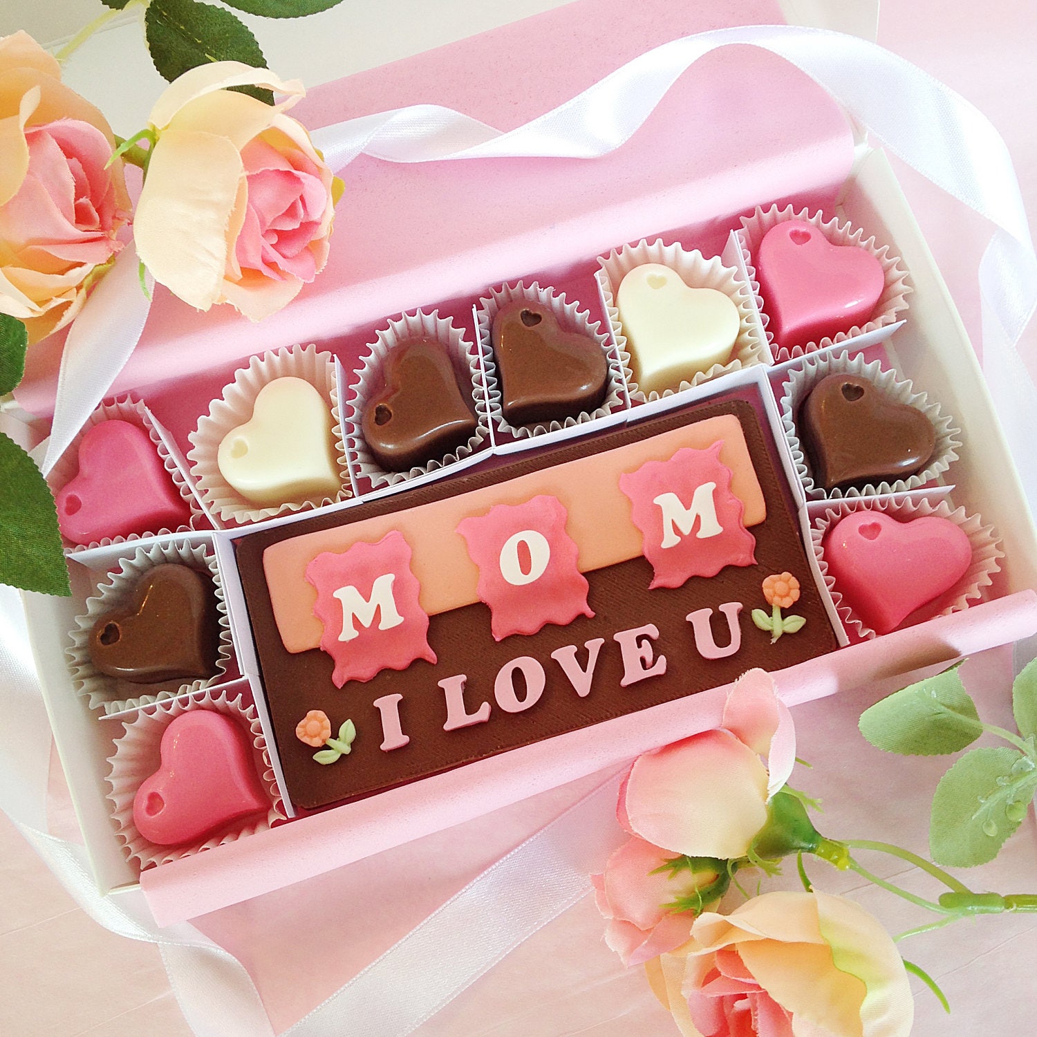Chocolate con Mensaje regalo para madres