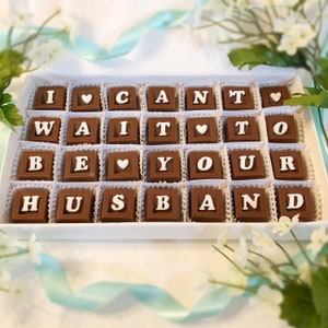 I Can't Wait To Be Your Husband Chocolates Grooms Gift to Bride Gift from Groom to Bride on Wedding Day Wedding Day Chocolates image 8