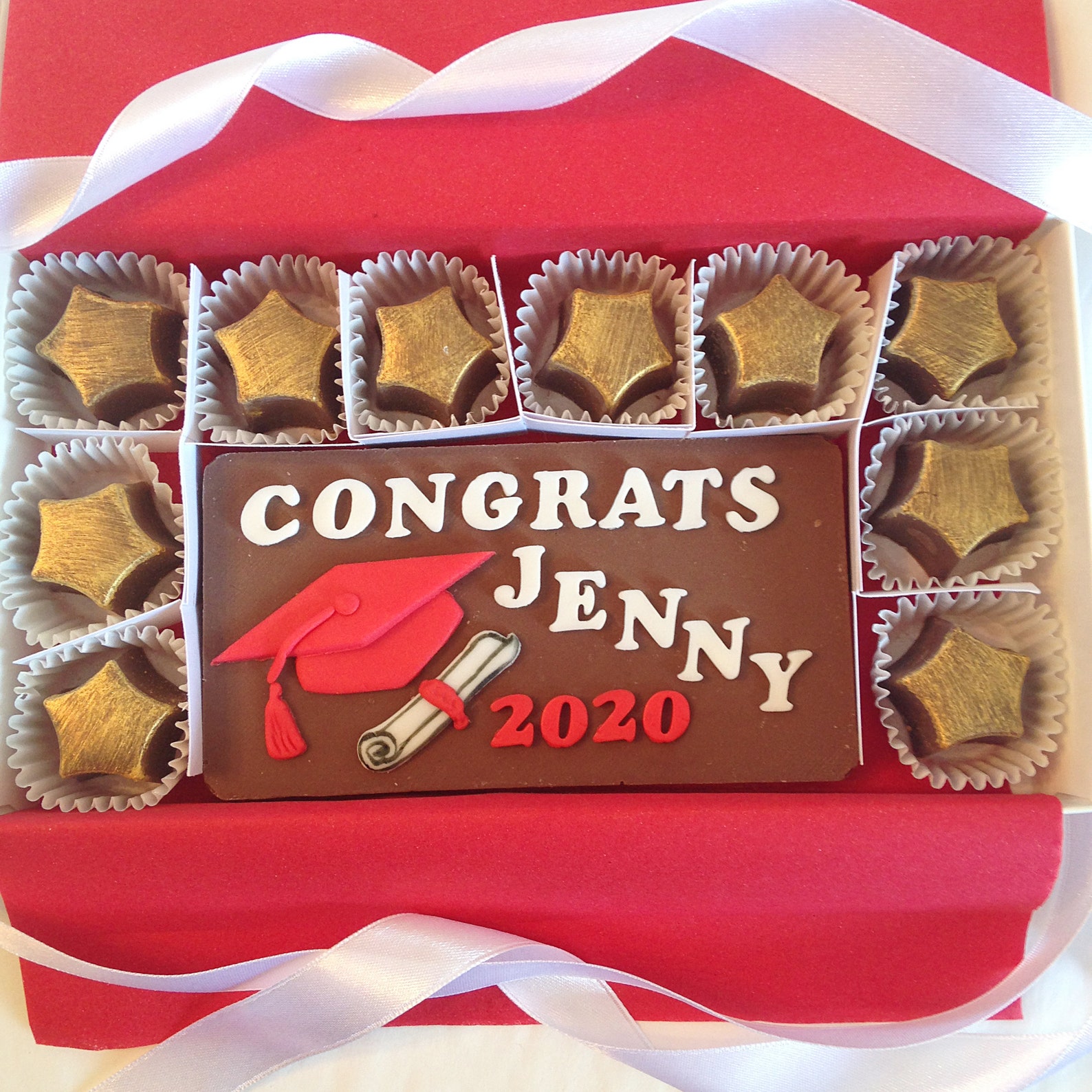 Chocolate Graduation Gift Personalized Chocolate Gift for Etsy