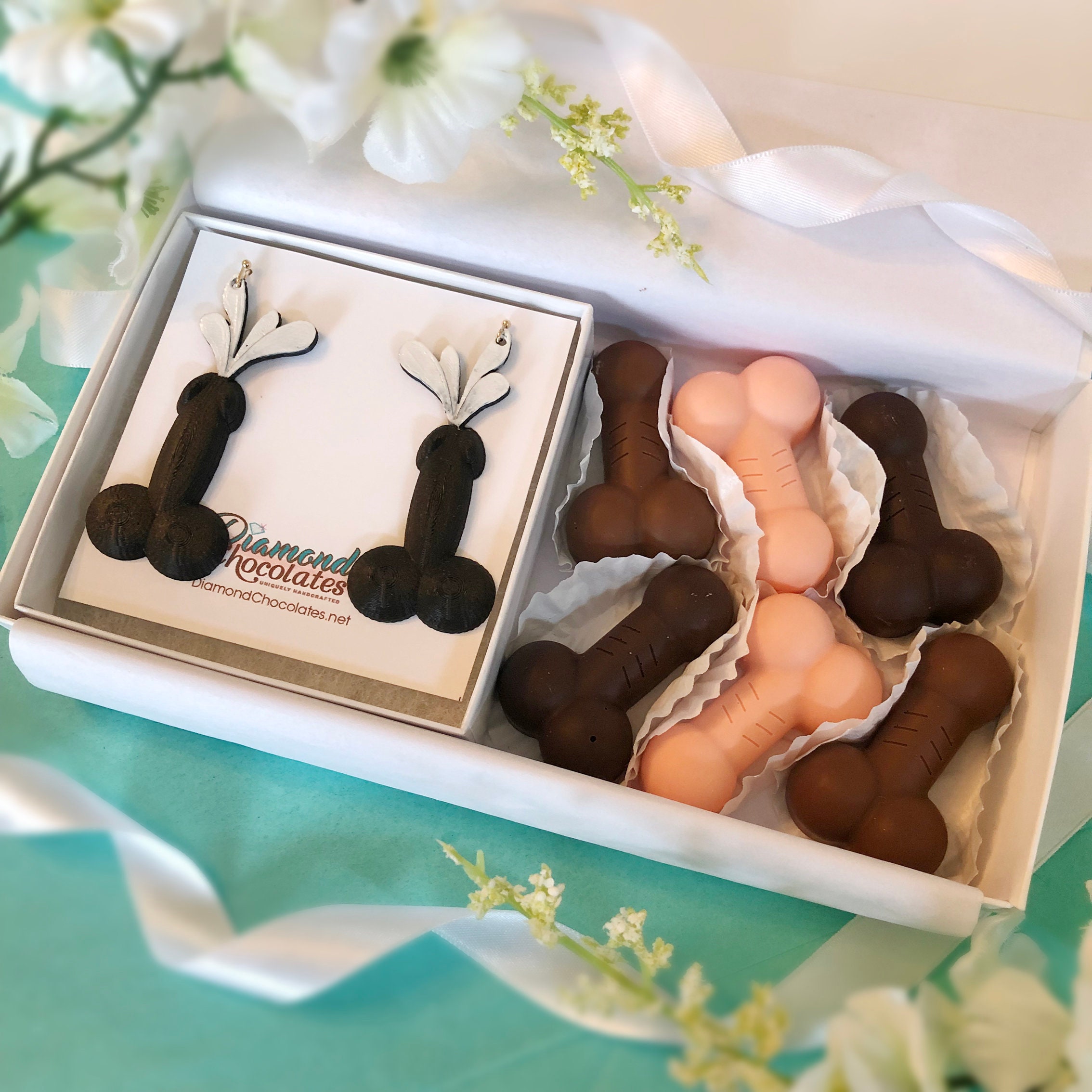 20 Recuerdos De Despedida De Soltera De Chocolate Macizo Con Forma