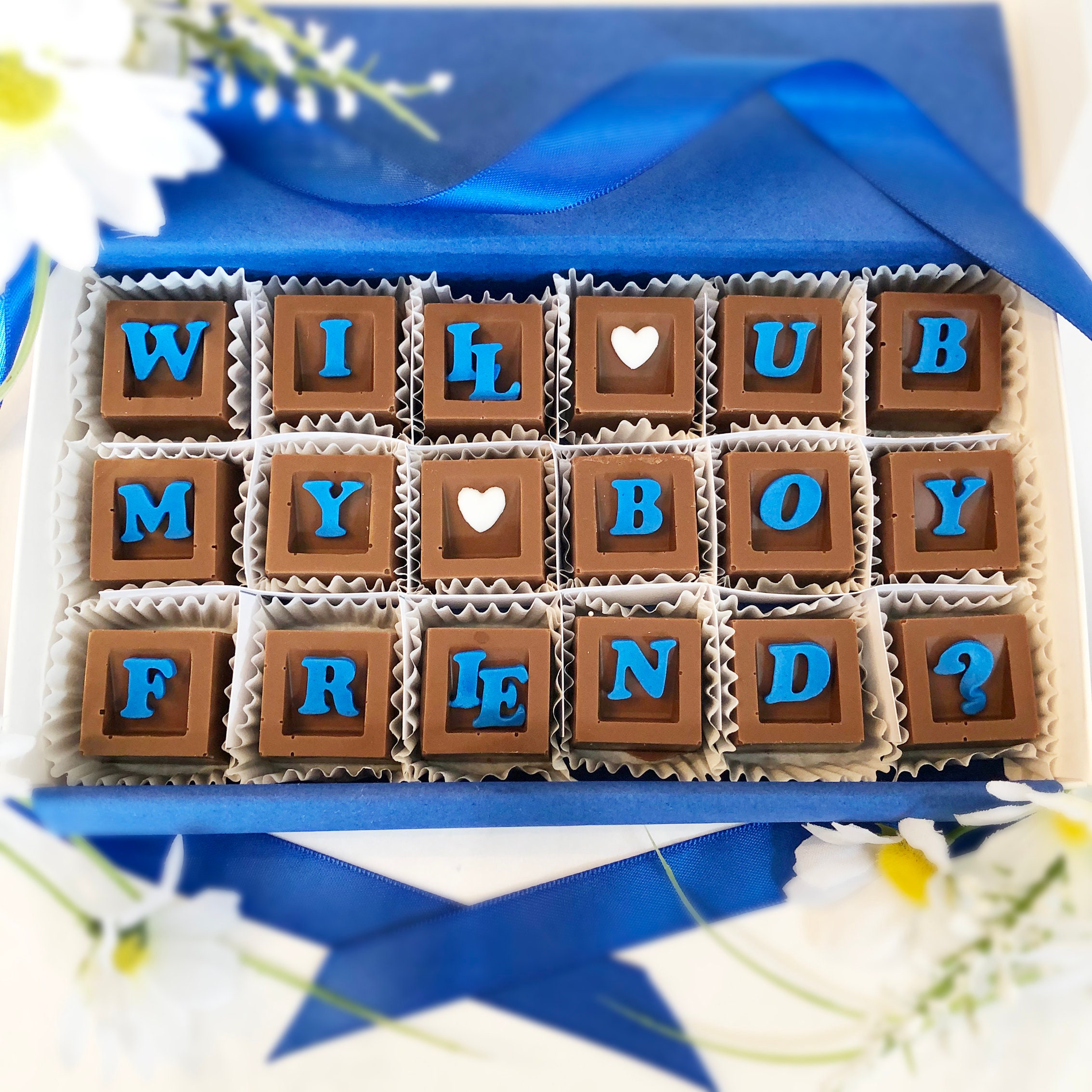 Will You Be My Boyfriend Chocolates Boyfriend Gift Etsy