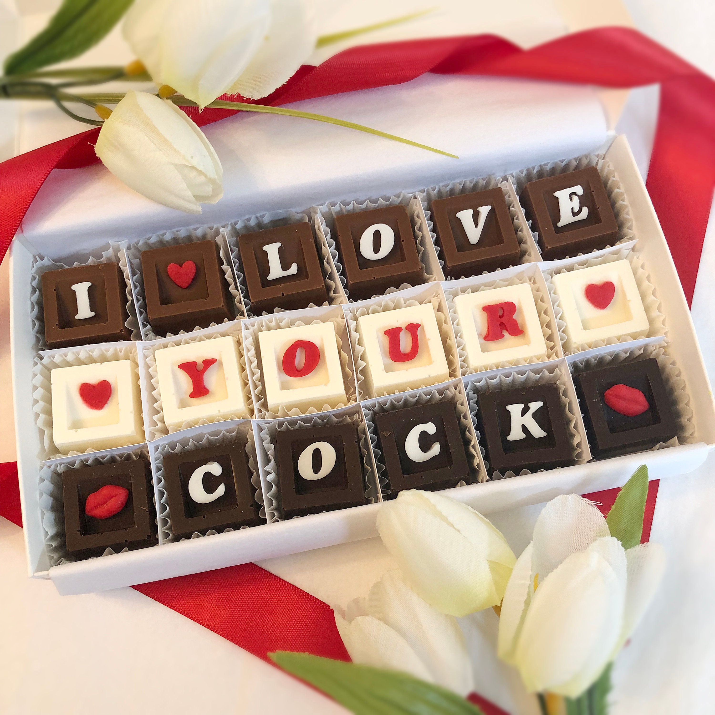 I Love Your Cock Chocolates I Love Your Penis Candy I Love image
