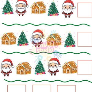 Complete the Pattern Printable | ABA Patterning Activity | Preschool Special Ed File Folder Game | Seasonal Learning PDF