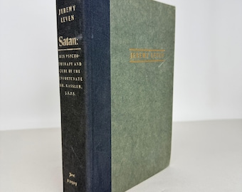 Satan und seine Psychotherapie, Jeremy Leven, 1982, Erstausgabe, Hardcover, Knopf Fiction