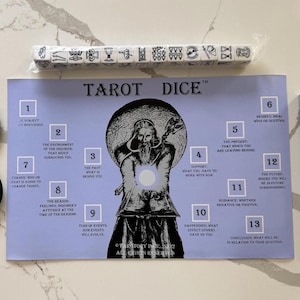 Vintage 2002 Tarot Dice Divination Game Complete Unused Set – Out of Production / Rare
