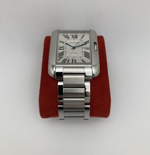 Cartier Tank Anglaise XL Steel Mens Watch W5310008 - image 6