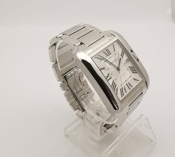 Cartier Tank Anglaise XL Steel Mens Watch W5310008 - image 3