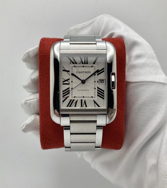 Cartier Tank Anglaise XL Steel Mens Watch W5310008 - image 1