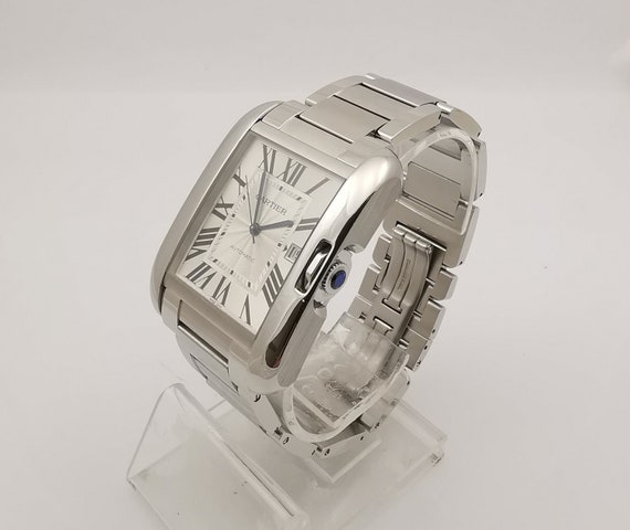 Cartier Tank Anglaise XL Steel Mens Watch W5310008 - image 2