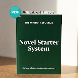 Novel Starter System: 101 skrivverktyg från idé till första kapitel (digital nedladdning)