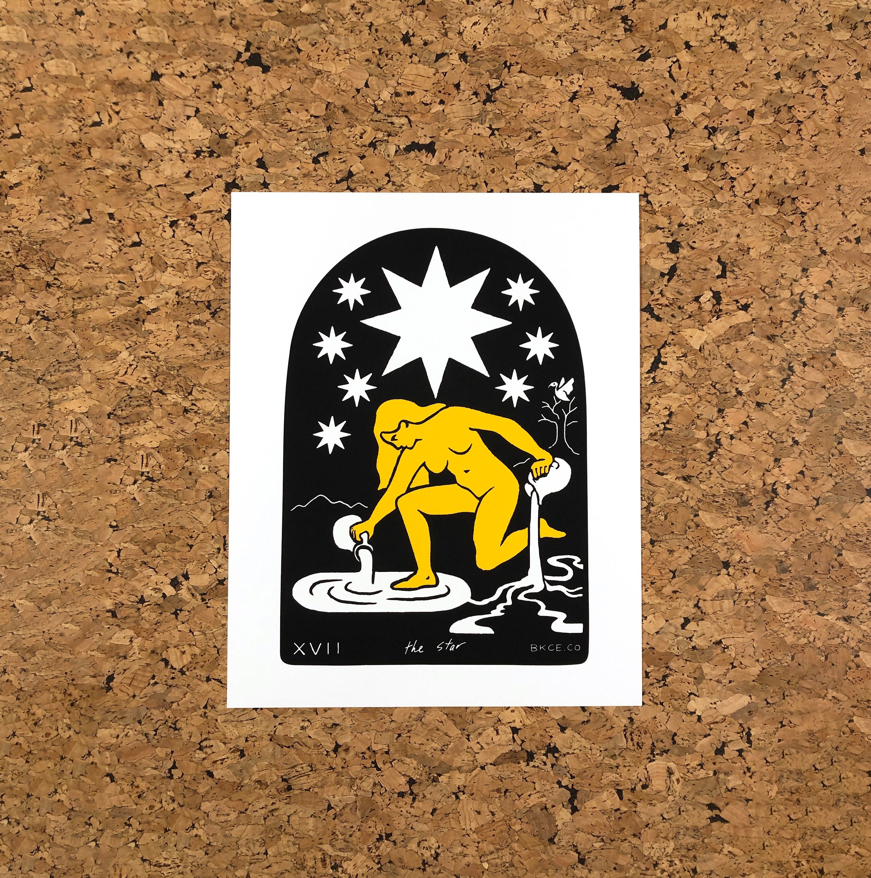 The Star Tarot Card Giclée Art Print