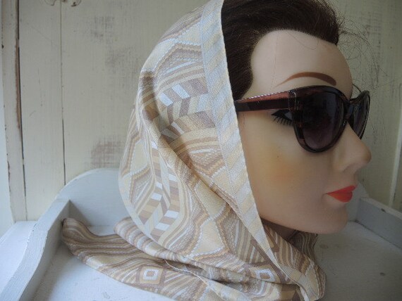 Vintage 1980s silk scarf Liz Claiborne southwest … - image 5