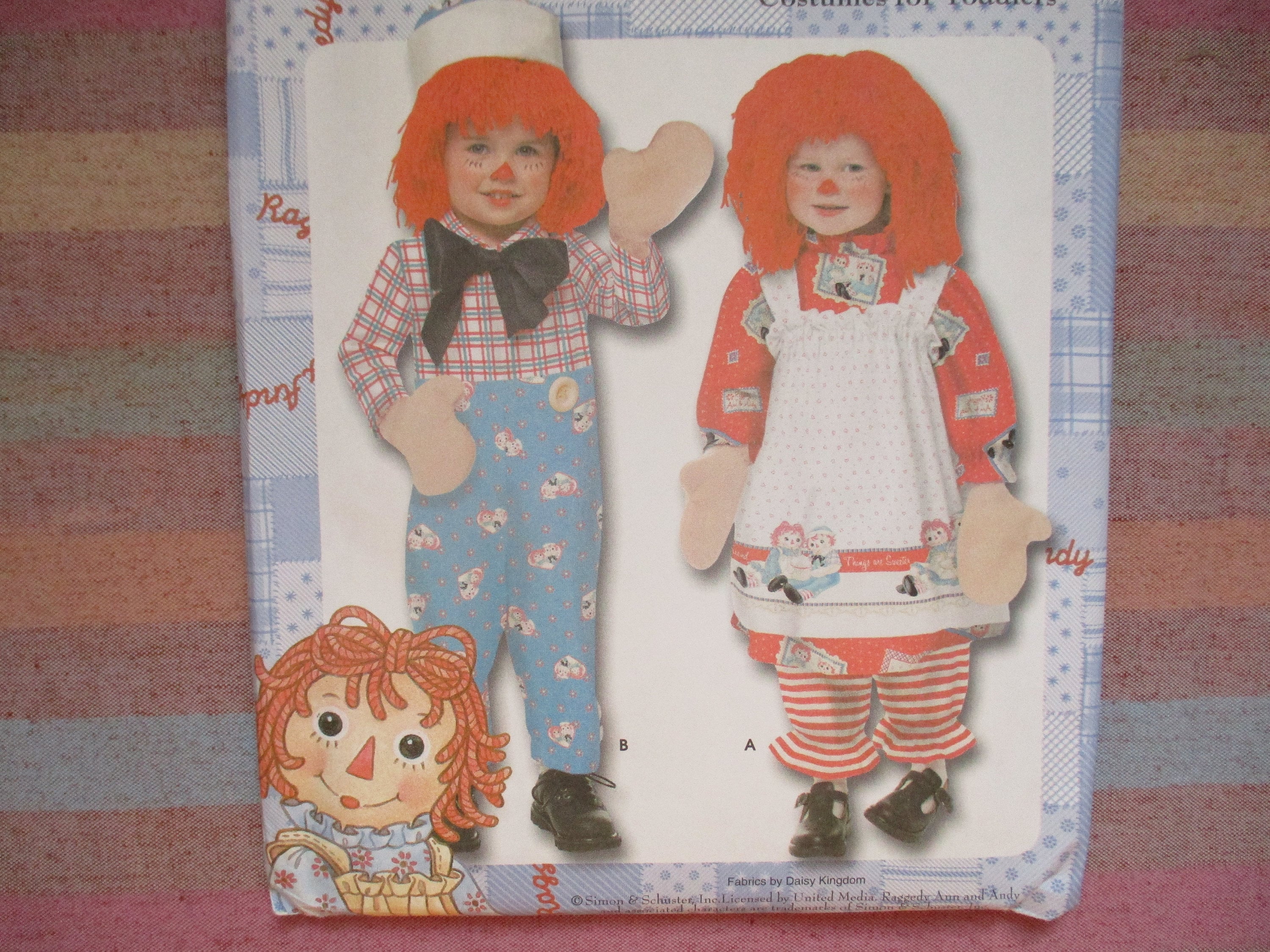 Robe Vintage Raggedy Ann Pour Fille - Taille 2 (2 Ans) - Coton - Idée Costume - Très Bon état