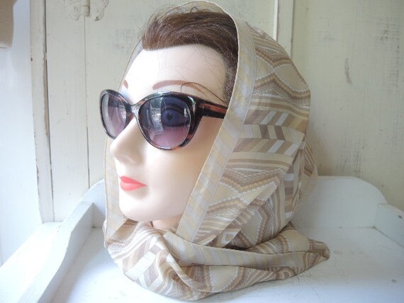 Vintage 1980s silk scarf Liz Claiborne southwest … - image 4