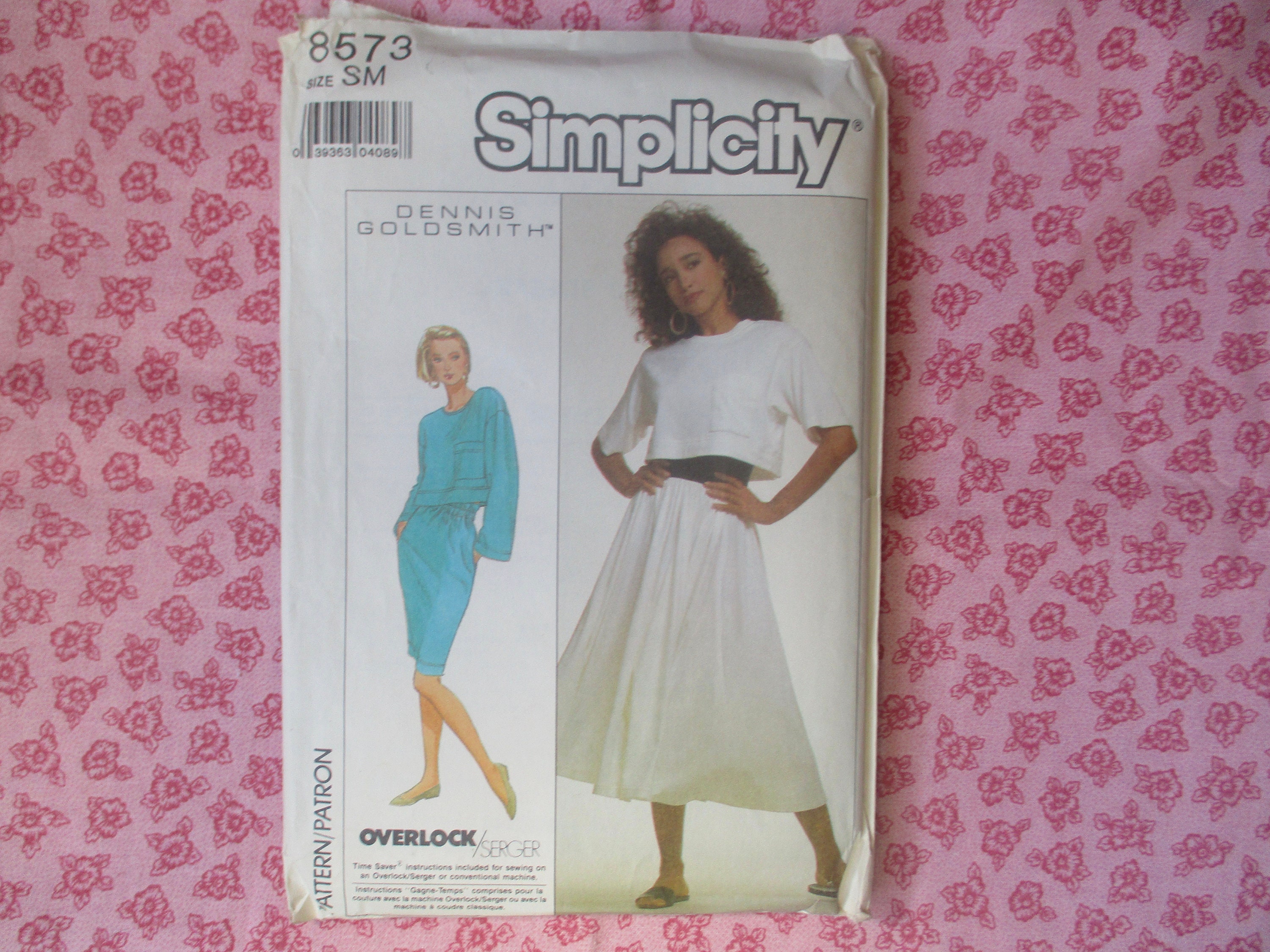 Vintage 1980s Simplicity sewing pattern 8573 Designer Dennis | Etsy