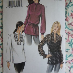 2000s Vogue sewing pattern 7667 misses tunics  20-22-24 UNCUT