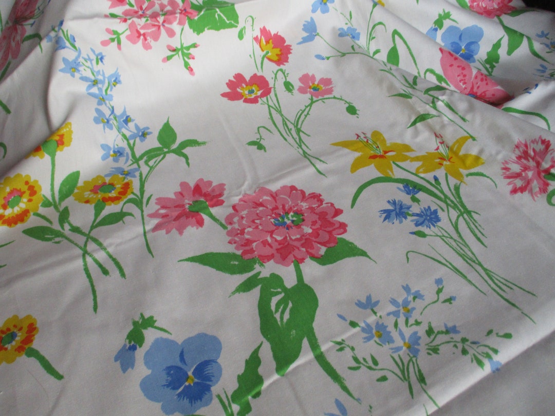 Vintage Rare Designer 1970s Hinson & Company Cotton Upholstery Decor Drapery Fabric BTY Etsy