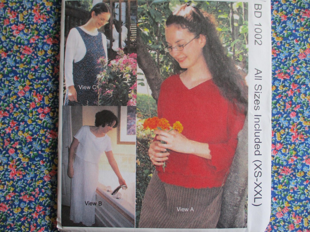 2000s Blessed Designs Sewing Pattern for Nursing Mothers 1002 Top Dress ...