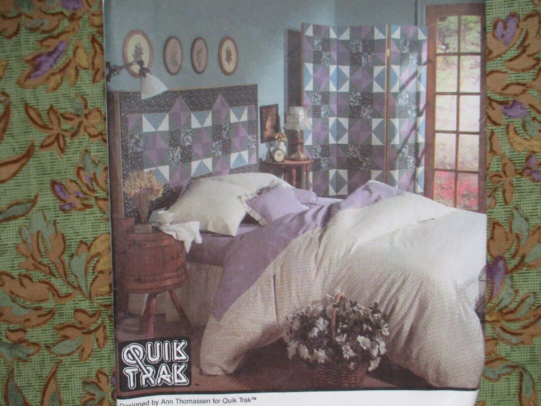 Vintage 1990s Simplicity Sewing Pattern 7730 Fabric Covered Headboards ...