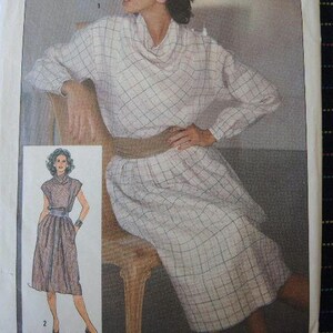 vintage 1980s simplicity sewing pattern 6734 Henry Grethel misses two piece dress size 8