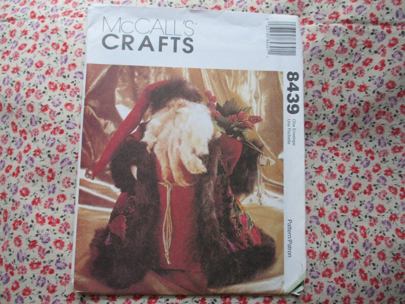 Pattern 8439 Vintage 1990s Mccalls Sewing Pattern 8439 Father Christmas UNCUT - Etsy