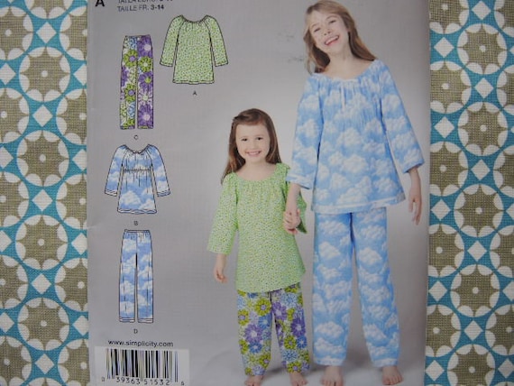 Girls pajamas 14 sale