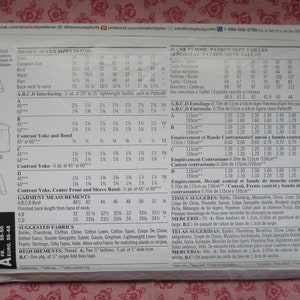 2000s New Look Sewing Pattern 803 Misses Set of Tops Size 10-16 - Etsy