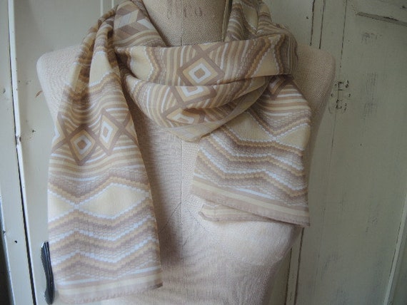 Vintage 1980s silk scarf Liz Claiborne southwest … - image 2