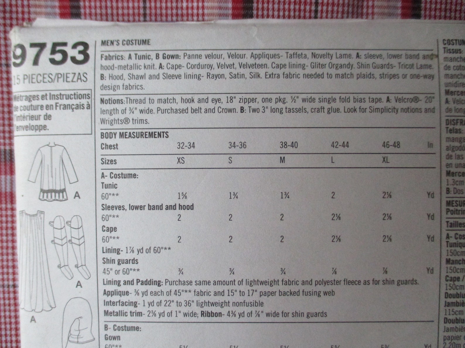 Simplicity Pattern 9753 2000s Sewing Pattern Simplicity 9753 Renaissance Costume Collection ...