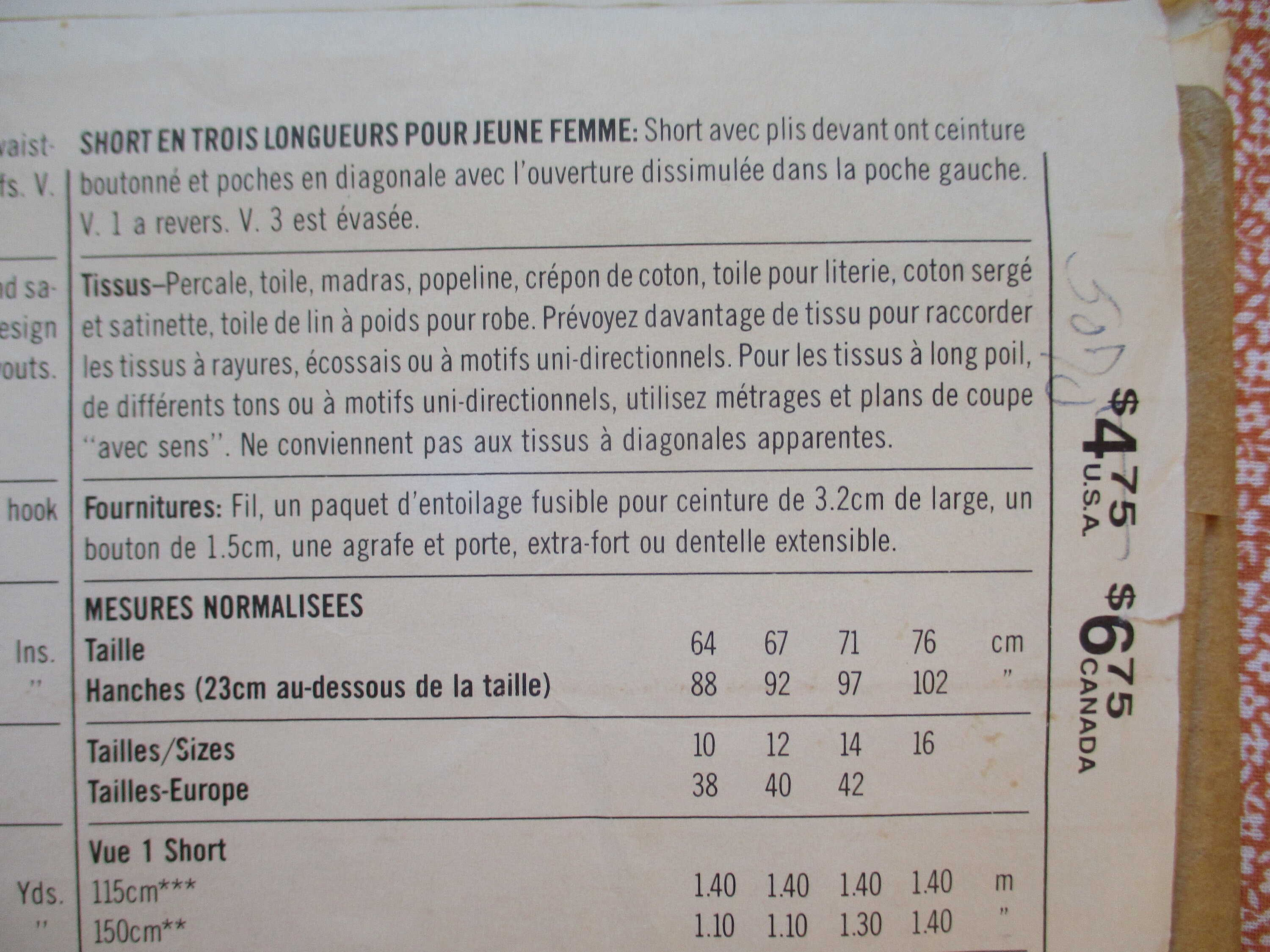Vintage 1980s Simplicity Sewing Pattern 8087 Misses Shorts in Three ...