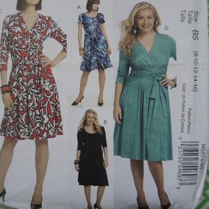 2000s Schnittmuster McCalls 5974 Misses Kleid Gr. 8-10-12-14-16