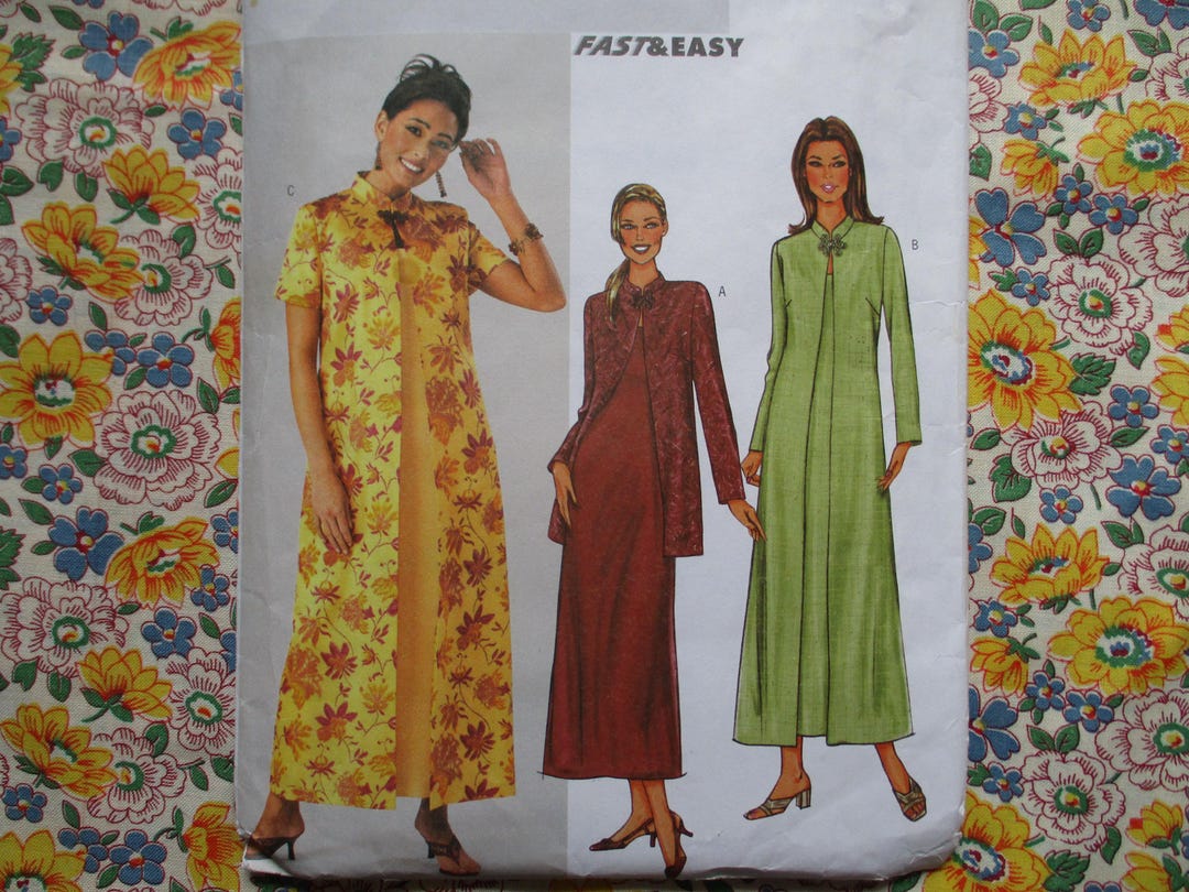 Vintage 2000s Butterick Fast and Easy Sewing Pattern 3910 Misses Jacket ...