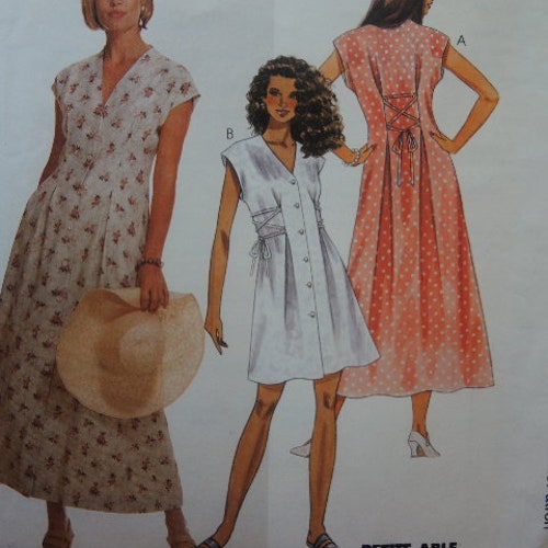 1990s Sewing Pattern Mccalls 5294 Misses Dress or Jumpsuit in - Etsy