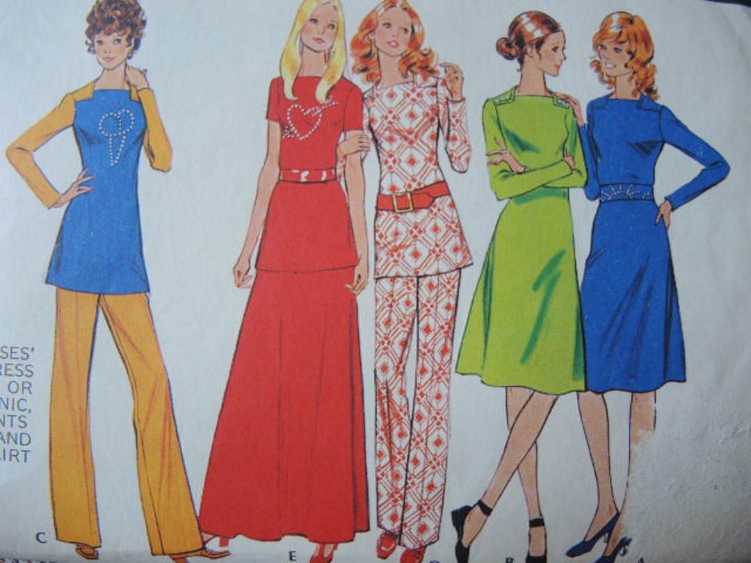 Vintage 1970s Mccalls Sewing Pattern 3048 Misses Dress or - Etsy